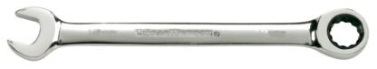 GearWrench 9108D Combination Wrench, Metric, 8 mm Head, 5-1/2 in L, 12-Point, Steel, Chrome, Standard Handle