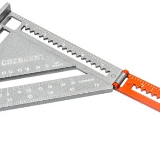 Crescent Lufkin EX6 Series LSSP6-7 2-in-1 Extendable Layout Tool, 1/8 in Graduation, Aluminum, 6-1/2 in L, 7-1/4 in W