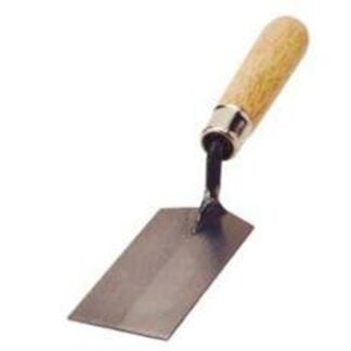 Richard MT5 Margin Trowel, 5 in L Blade, 2 in W Blade, HCS Blade, Rubber Handle