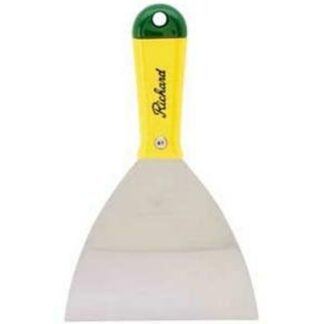 Richard H-3-S Stiff Putty Knife, 3 in W Blade, HCS Blade, Polypropylene Handle