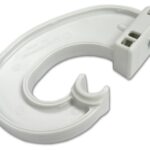 ClosetMaid 5655 Universal Rod Support, Resin, White