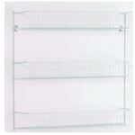 ClosetMaid 8022 Wall Rack, Steel, White Sells in Quantity of 6