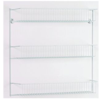 ClosetMaid 8022 Wall Rack, Steel, White Sells in Quantity of 6