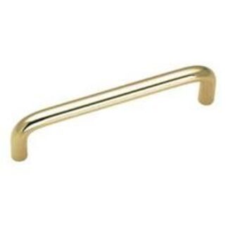 Richelieu BP33205140 Cabinet Pull, 4-3/32 in L Handle, 1-3/16 in Projection, Steel, Chrome