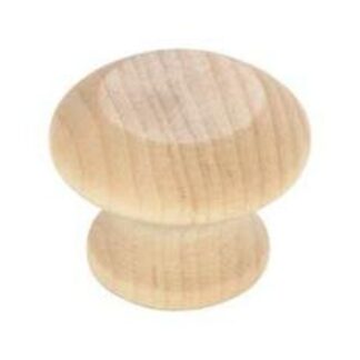 Richelieu BP138150 Cabinet Knob, 1-1/16 in Projection, Wood