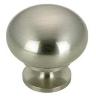 Richelieu Classic Series BP4923142 Knob, 1-3/16 in Projection, Brass, Pewter