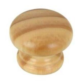 Richelieu BP7035851 Knob, 1-5/32 in Projection, Wood, Pine