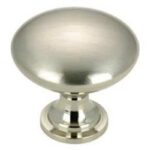 Richelieu New Collection Series BP9041130 Knob, 1-3/32 in Projection, Brass