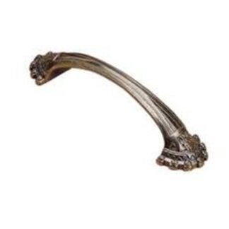 Richelieu BP26951AE Cabinet Pull, 4-11/16 in L Handle, 15/16 in Projection, Metal, Antique English