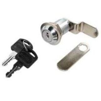 Richelieu BP140700140 Drawer Lock, Cam Lock, Zinc, Chrome