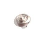 Richelieu BP2391132195 Knob, 24 mm Projection, Metal, Brushed Nickel