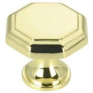 Richelieu BP44630195 Cabinet Knob, 1-1/32 in Projection, Metal, Brushed Nickel