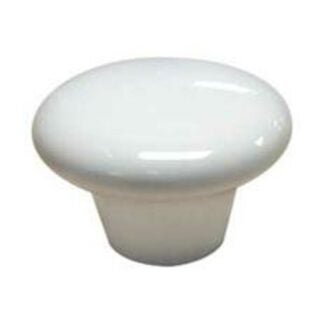 Richelieu BP600630 Cabinet Knob, 1-1/32 in Projection, Ceramic