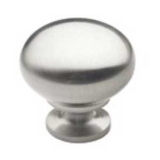 Richelieu BP3295195 Cabinet Knob, 1-1/4 in Projection, Metal, Brushed Nickel