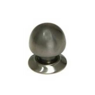 Richelieu BP460195 Wardrobe Knob, 1-13/32 in Projection, Metal, Brushed Nickel