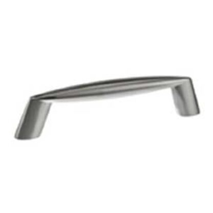 Richelieu BP80596143 Cabinet Pull, 4-9/16 in L Handle, 1-3/32 in Projection, Metal, Polished Nickel