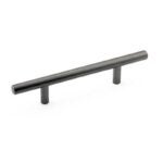 Richelieu BP30596143 Drawer Pull, 6-15/16 in L Handle, 1-3/8 in Projection, Steel, Antique Nickel