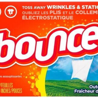 Bounce 82355 Fabric Softener Dryer Sheet, Fresh Linen