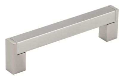 Richelieu BP520128195 Cabinet Pull, 5-23/32 in L Handle, 21/32 in H Handle, 1-1/2 in Projection, Metal/Stainless Steel