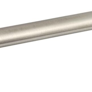 Richelieu BP52596195 Cabinet Pull, 4-3/32 in L Handle, 25/32 in H Handle, 1-7/32 in Projection, Metal/Stainless Steel