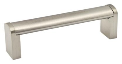 Richelieu BP52596195 Cabinet Pull, 4-3/32 in L Handle, 25/32 in H Handle, 1-7/32 in Projection, Metal/Stainless Steel