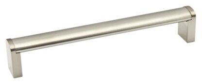 Richelieu BP525192195 Cabinet Pull, 7-7/8 in L Handle, 25/32 in H Handle, 1-7/32 in Projection, Metal/Stainless Steel