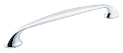 Richelieu BP7226192140 Drawer Pull, 8-3/4 in L Handle, 1-1/4 in Projection, Metal, Chrome