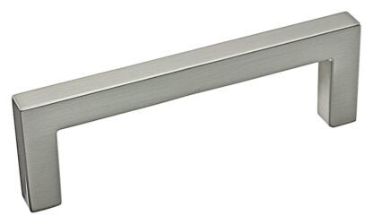 Richelieu DP87396195 Cabinet Pull, 4-3/16 in L Handle, 1-3/8 in Projection, Metal, Brushed Nickel