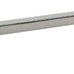 Richelieu BP873160180 Cabinet Pull, 6-11/16 in L Handle, 1-3/8 in Projection, Metal, Polished Nickel