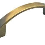 Richelieu BP260676CBRZ Cabinet Pull, 4-15/16 in L Handle, 1-3/32 in Projection, Metal, Chocolate Bronze