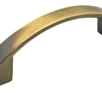 Richelieu BP260676CBRZ Cabinet Pull, 4-15/16 in L Handle, 1-3/32 in Projection, Metal, Chocolate Bronze