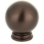 Richelieu Classic Series BP878930HBRZ Knob, 1-3/8 in Projection, Metal, Honey Bronze