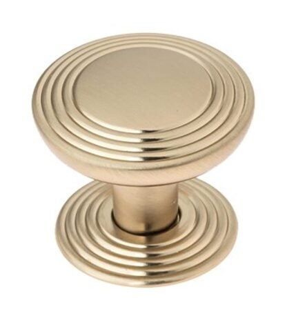 Richelieu BP707032CHBRZ Knob, 1-1/16 in Projection, Metal, Champagne Bronze