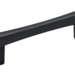 Richelieu BP722796900 Cabinet Pull, 5-11/32 in L Handle, 1/2 in H Handle, 1-1/4 in Projection, Metal, Matte