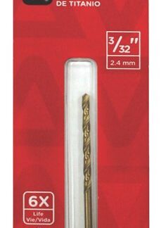 Task T90332 Drill Bit, 3/32 in Dia, 1/PK