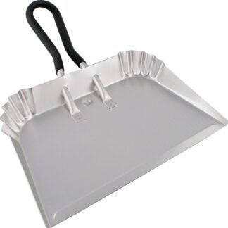 Simple Spaces DL-5010 Dustpan, 17-3/4 in L, 17 in W, Aluminum, Silver, Anodizing