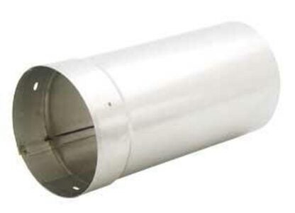 Selkirk 195084 Adjustable Rigid Liner Pipe, 5 in OD, 18 in L, Stainless Steel