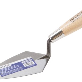 Vulcan 16655 Brick Trowel, 5.5 in L Blade, 2.875 in W Blade, HCS Blade, Hardwood Handle