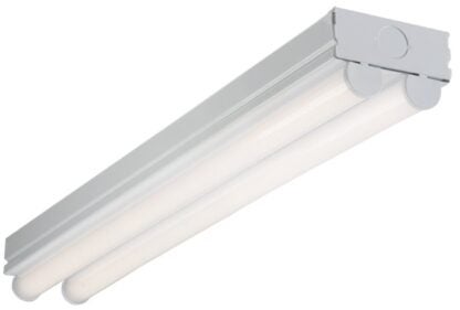 Metalux 2ST2L2040R Strip Light, 120/277 V, 19.4 W, LED Lamp, 2298 Lumens, 4000 K Color Temp, 50,000 hr Average Life