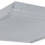 Metalux 22GRLD2435R1 Recessed Troffer, 10 V, 20 W, LED Lamp, 2400 Lumens Lumens, 3500 K Color Temp, Steel Fixture