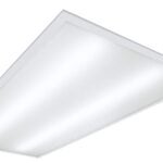 Metalux GPT Prismatic Series 24GPT5040R Flat Panel Light, 120/277 V, 39 W, LED Lamp, 5000 Lumens, Steel Fixture