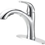 Boston Harbor TOBI21040009CP Pull-Out Kitchen Faucet, 1.8 gpm, 1-Faucet Handle, 1, 3-Faucet Hole, Metal/Plastic, Deck