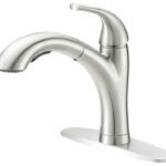 Boston Harbor TOBI21040010NP Pull Out Kitchen Faucet, 1.8 gpm, 1-Faucet Handle, 1, 3-Faucet Hole, Metal/Plastic, Deck