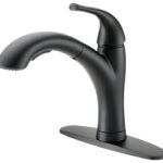 Boston Harbor TOBI21040011BL Pull Out Kitchen Faucet, 1.8 gpm, 1-Faucet Handle, 1, 3-Faucet Hole, Metal/Plastic, Deck