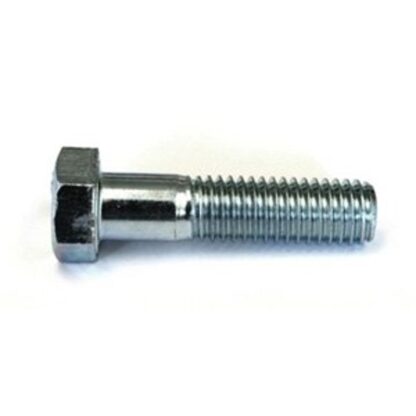 Reliable HC2Z14312B Hex Bolt, 1/4-20 Thread, 3-1/2 in OAL, 2 Grade, Steel, Zinc, Coarse, Partial Thread