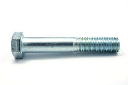 Reliable HC2Z14212L Hex Bolt, 1/4-20 Thread, 2-1/2 in OAL, 2 Grade, Steel, Zinc, Coarse, Partial Thread, 50/BX