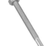 National Hardware N232-892 J-Bolt, 1/4 in Thread, 3 in L Thread, 4 in L, 100 lb Working Load, Steel, Zinc Sells in Quantity of 10