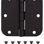 ProSource 20347ORX Door Hinge, Steel, Oil-Rubbed Bronze, Loose Pin, 180 deg Range of Motion, Screw Mounting