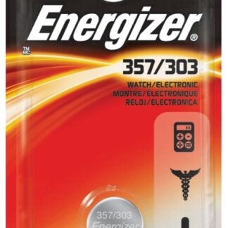 Energizer 357BPZ Coin Cell Battery, 1.5 V Battery, 150 mAh, 357 Battery, Silver Oxide Sells in Quantity of 6