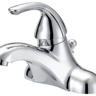 Boston Harbor F4510022CP-1 Lavatory Faucet, 1.2 gpm, 1-Faucet Handle, 3-Faucet Hole, Metal/Plastic, Chrome Plated